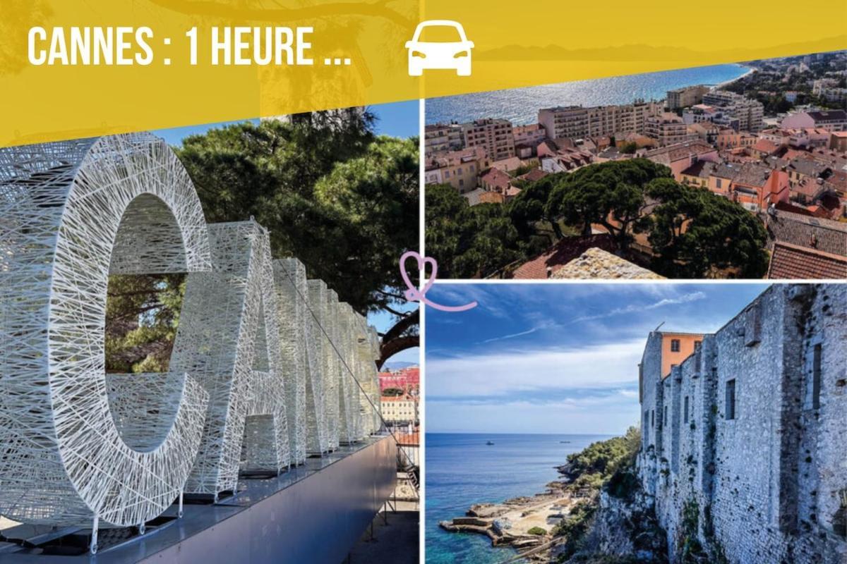 Suite Moulin De La Calade! Vue Tour Hexagonale, Coeur Du Var! Le Luc Buitenkant foto